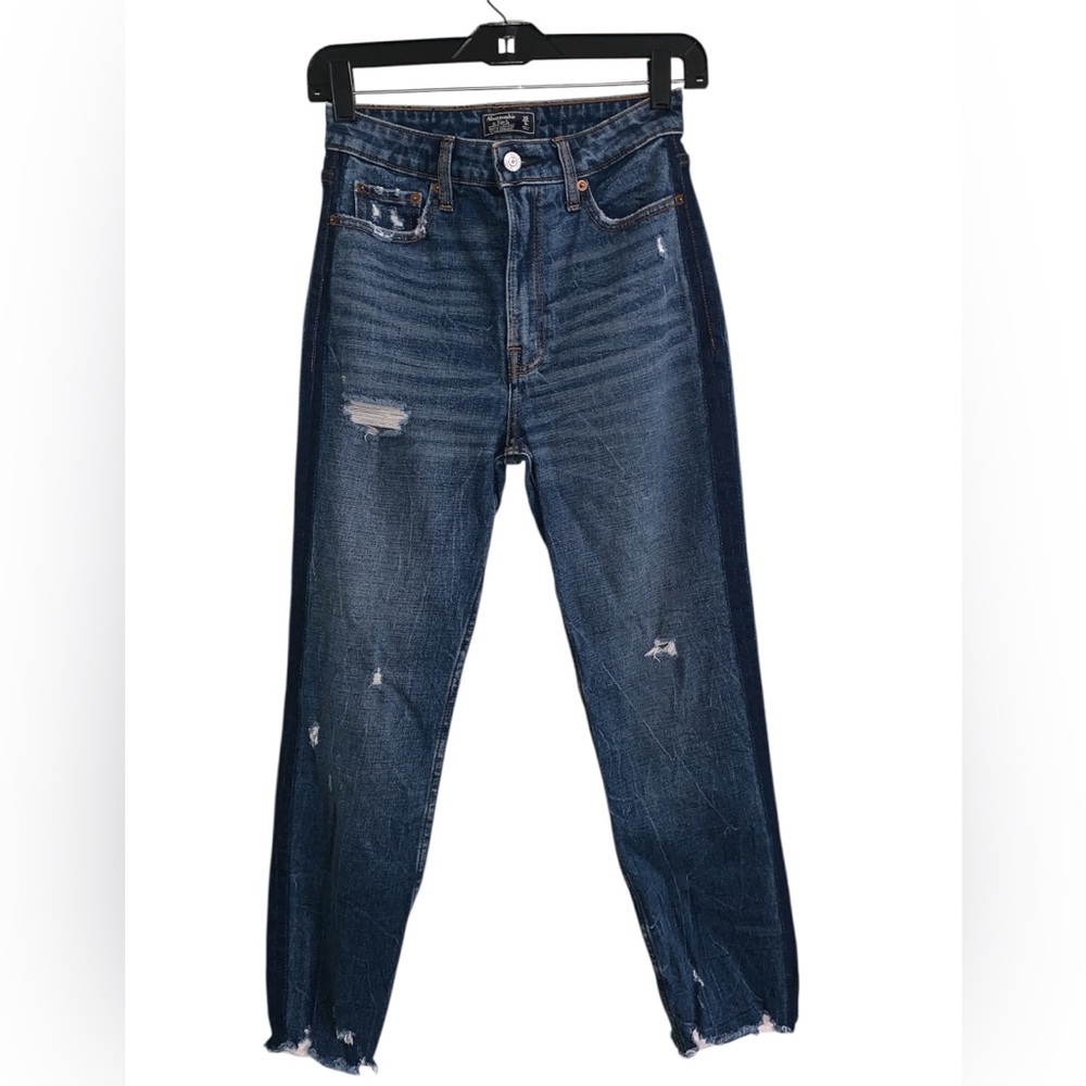 Abercrombie & Fitch Simone‎ High Rise Ankle Straight Jeans Size 0R